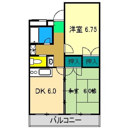 ルミネ中沢の物件間取画像